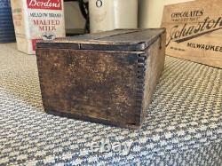 Vintage Wooden Crate Sears Roebuck Chicago Illinois Box Cheapest On Earth