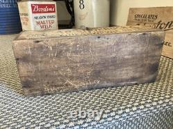 Vintage Wooden Crate Sears Roebuck Chicago Illinois Box Cheapest On Earth