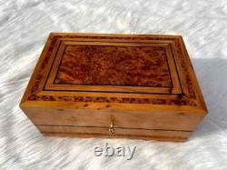 Vintage Wooden Decorative Trinket Boxes large Storage Jewelry Box Treasure Chest