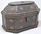 Vintage Wooden Dome Shaped Storage Chest Box Original Old Hand Crafted Brass Fit