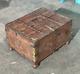 Vintage Wooden Large Size Storage Chest Box Original Hand Crafted Brass Fitted