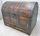 Vintage Wooden Large Storage Chest Box Original Old Hand Crafted Rustic