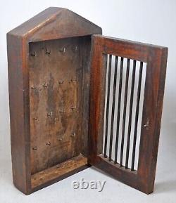 Vintage Wooden Large Wall Décor Key Hanging Cabinet Box Original Hand Crafted
