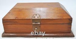 Vintage Wooden Storage Chest Box Original Old Hand Crafted