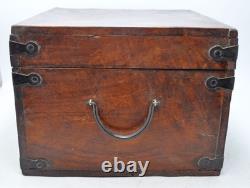 Vintage Wooden Storage Chest Box Original Old Hand Crafted