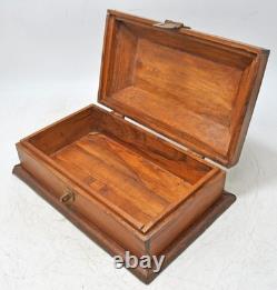Vintage Wooden Storage Chest Box Original Old Hand Crafted