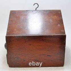 Vintage Wooden Voting Box Original Old Hand Crafted