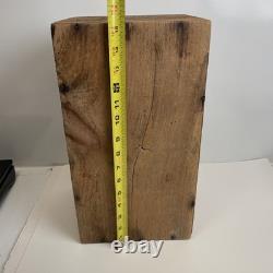 Vintage Wooden Waterman's Ideal fountain pen Ink Dovetail Box New York 15x8.5