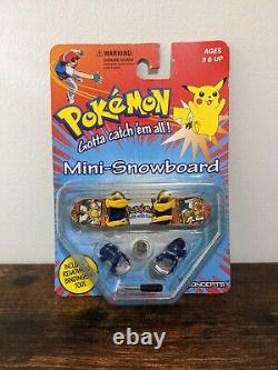 Vintage XConcepts 1999 Pokemon Mini-Snowboard Charizard New in Box