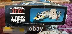 Vintage Y-Wing Fighter With Original Box & Instructions, 1983. Kenner, Star Wars