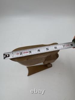 Vintage Zoo Line Modern Wooden PELICAN Trinket Box