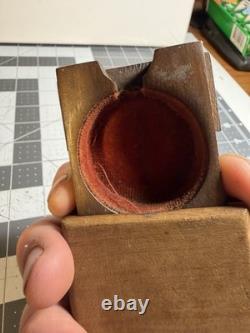 Vintage antique Italian Sorrento ware box inlaid olive wood 19th century Rare