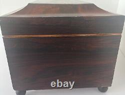 Vintage antique rosewood box 1800's fine condition