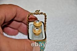 Vintage handmade French Peint Main Limoges perfume bottle trinket box