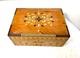 Vintage Handmade Inlaid Marquetry Mother Of Pearl Wood Dresser Jewelry Box