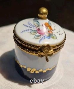 Vintage limoges trinket box peint main Rochard