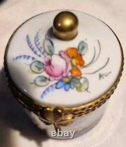Vintage limoges trinket box peint main Rochard