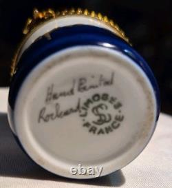Vintage limoges trinket box peint main Rochard