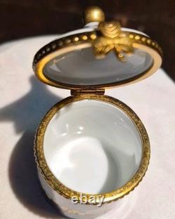 Vintage limoges trinket box peint main Rochard