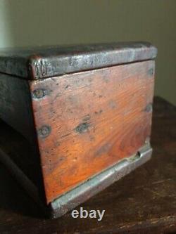 Vintage storage box drawer lid antique miscellaneous goods Used JP YM365