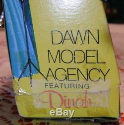 VintageDawn Model AgencyDinahDollBoxCompletePortfolioJewelry1971Topper