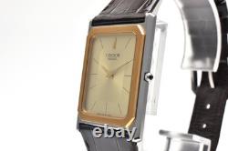 VintageNear Mint withBoxSeiko Credor 6730-5090 14K Quartz Men's Watch Japan