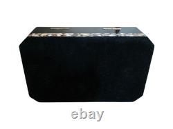 Vtg 1950s Art Deco Marbled Tortoise Plastic Trinket Keepsake Box 10.5