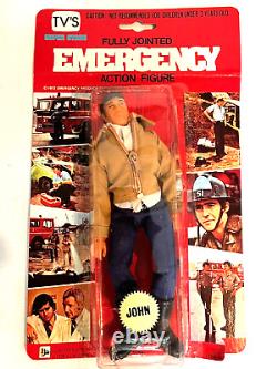 Vtg. 1976 LJN Toys Emergency Squad Johnny Gage-fully jointed New in box