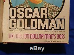 Vtg 1977 OSCAR GOLDMAN SIX MILLION DOLLAR MAN EXPLODING BRIEFCASE NEW OS in BOX