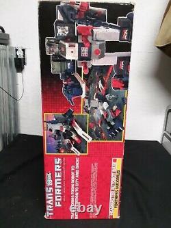 Vtg 1987 G1 TRANSFORMERS AUTOBOT CITY FORTRESS MAXIMUS WithBOX/ accessories ROBOT