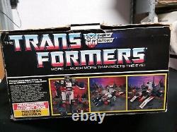 Vtg 1987 G1 TRANSFORMERS AUTOBOT CITY FORTRESS MAXIMUS WithBOX/ accessories ROBOT