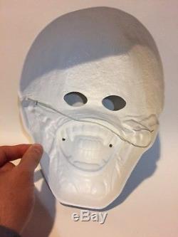 Vtg ALIEN Halloween Costume Plastic Mask Box Collegeville Ridley Scott Movie NOS