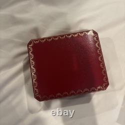 Vtg Authentic Red Box Case for Cartier Watch