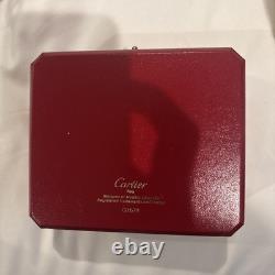 Vtg Authentic Red Box Case for Cartier Watch