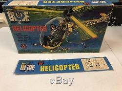 Vtg Complete 1971 Gi Joe Helicopter Adventure Team And Box