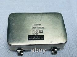 Vtg Cosi Tabellini Pewter Match Italy Handmade Trinket Box Jewelry Coins Pill 95
