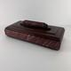 Vtg Curt Minier Wood Jewelry Box Artisan Z3q
