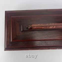 Vtg Curt Minier Wood Jewelry Box Artisan z3q