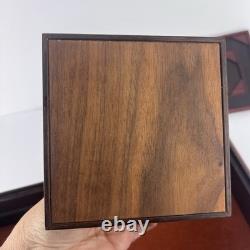 Vtg Curt Minier Wood Jewelry Box Artisan z3q