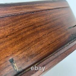 Vtg Hand Crafted Wood Box Stash 11in