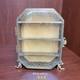Vtg Miniature Gold Metal French Victorian Style Vitrine Curio Trinket Box Matson
