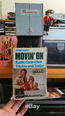 Vtg Movin' On TV SpeedWave RC Truck Galoob Complete/Box 1976 Saunders 28 #1749