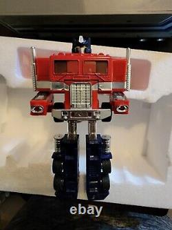 Vtg Transformers Optimus Prime G1 Error Box Bloated Weapons TM unused stickers