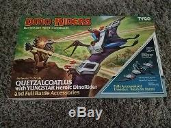 Vtg Tyco Dino Riders Series 1 QUETZALCOATLUS WithYUNGSTAR MISB Complete Boxed 1987