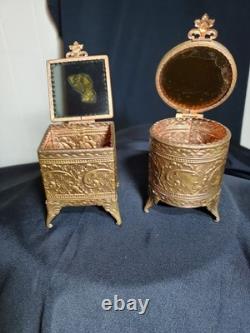 Vtg copper Trinket or Casket boxes