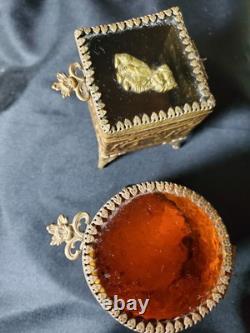 Vtg copper Trinket or Casket boxes