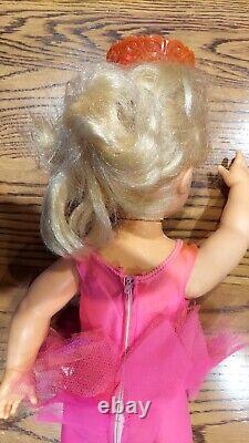 WORKS. 1968 Mattel Dancerina Ballerina Doll, Beautiful Condition Original Box