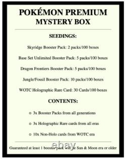WOTC Pokémon Premium Box! Vintage Booster Packs & Cards! Read for Details