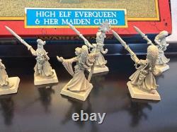 Warhammer Fantasy 4th Ed. 1990s ELVES Vintage OOP Army-Builder Metal Minis RARE