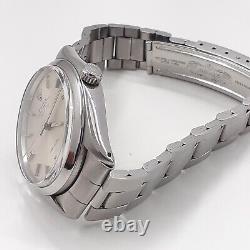 With Box Papers 1978 Rolex Air King Precision Steel 34 mm Automatic Watch 5500